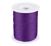PATIKIL 1mm x 393feet Nylon String for Bracelets Braided Nylon Cord Nylon Thread for Wind Chime Beading Necklaces Blinds DIY Craft Jewelry Making, Purple