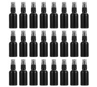 PATIKIL 1oz Glass Spray Bottles, 72pcs Nozzle Leak Proof Empty Water Mist Stream Sprayer for Cleaning Solutions Plants Hair, Black