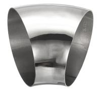 PATIKIL 1pcs 45 Degree Mandrel Bend Elbow, 102mm OD Steel Exhaust Elbow Exhaust Piping Connector 304 Stainless Steel for Exhaust Pipe Stair Handrail HVAC