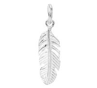 PATIKIL 1pcs Feather Charm, Mini Silver-Plated Feather Pendant Charm Bulk Silver-Plated DIY Dream Catcher for Making s s Craft, Silver Tone