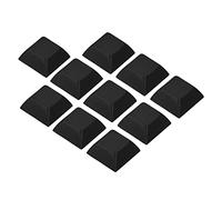 PATIKIL 1U Blank Keycaps, 10 Pack Universal PBT Keyboard Replacement Accessories for MX Mechanical Keyboard, Black