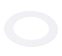 PATIKIL 2.01" ID 2.99" OD Goof Rings for Recessed Light, Gloss White Goof Metal Trim Ring Lighting Fixture for Ceiling Wall Recessed Can Downlights