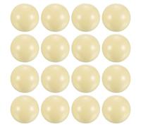PATIKIL 2-1/4" Billiard Cue Ball, 16 Pack Regulation Size Pool Table Pool Cue Ball Practice Training Balls for Billiard Room Game Room, White