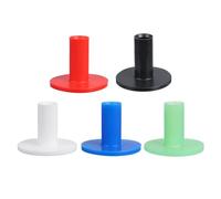 PATIKIL 2.13 Inch Rubber Golf Tees, 5 Pack Tall Practice Training Driving Range Tee Stable Ball Holder for Outdoor Indoor Hitting Mat Backyard, 5-Color