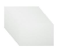 PATIKIL 2.1x3.3 Inch Anodized Aluminum Sheet Metal, 15Pcs Laser Plates Engraving Blanks 0.8MM Thin Rectangle for Crafting DIY House Laser Engraving, Silver