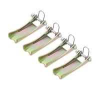 PATIKIL 2.2 Inch Hook Safety Latch Kit, 4 Pcs 3T Alloy Steel Towing Receiver Hitch Replacement for Clevis Hook Truck Trailer, Brass