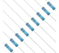 PATIKIL 2.2 Ohm Resistor, 50Pcs 2W Metal Film Fixed Resistor Kit 1% Tolerance Multiple Values of Resistance Optional for DIY Electronics Projects Computer TV Circuit Board