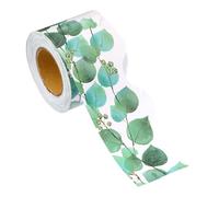 PATIKIL 2.24" x 65.6Ft Bulletin Board Border,Eucalyptus Scalloped Scalloped Trim Strips Wall Decor for Locker Classroom Cork Poster Black Board White Chalkboard, Green, White