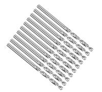 PATIKIL 2.25mm Drill Bit, Jobber Straight Shank M2 High-Speed Steel 135° Uncoated Bright for Stainless Steel Medium Hard Metal - 10 Pack