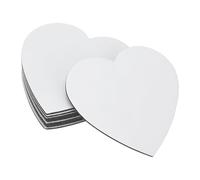 PATIKIL 2.2x2.2 in Sublimation Magnet Blanks, 20pcs Sublimation Blanks Products Personalized Refrigerator Magnets for Kitchen Fridge Home Decor, Heart