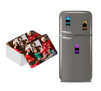 PATIKIL 2.36 x 3.54" Sublimation Magnet Blanks, 25pcs Sublimation Blanks Products Personalized Refrigerator Magnets for Kitchen Fridge Home Decor, Rectangular