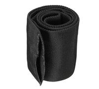 PATIKIL 2.4" Dia 3.3FT Nylon Protective Hose Sleeve, Cable Cover Sheath Protection for Welding Tig Torch Hydraulic Hose, Black