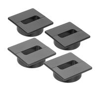 PATIKIL 2.4 Inch Desk Grommet, 4Pcs Cable Grommet Wire Management Cable Hole Cover Cord Organizer for Office Home Table Countertop, Black Gray