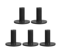 PATIKIL 2.4 Inch Rubber Golf Tees, 5 Pack Tall Practice Training Driving Range Tees Stable Ball Holder for Outdoor Indoor Hitting Mat, Black