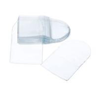 PATIKIL 2.4" x 2.4" Coin Sleeves Holders, 25 Pack Pocket Coin Flip Single Coin Protector Pouch for Coins Jewelry Small Items, Clear