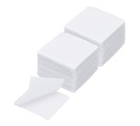 PATIKIL 2.4x2.4 Inches Hook and Loop Dots, 16 Sets Nylon Blend Square Self Adhesive Tape Strong Sticky-Back Fasteners Double-Sided Adhesive Strip for Office Home Crafting, White