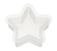 PATIKIL 2.5 Inch Five-Pointed Star Shape Resin Mould, Star Silicone Moulds for Epoxy Resin Blank Casting Mould for DIY Craft Home Decorations Making Tool, White