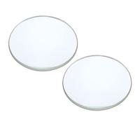 PATIKIL 2" (50mm) Focal Length Double Convex Lens, 2 Pack 30mm Diameter 5mm Height Glass Optically Polished Round Edges Lens for Physics Experiment, Clear
