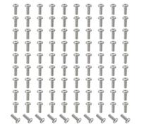 PATIKIL #2-56x1/4" Button Head Socket Cap Screws, 100 Pcs 304 Stainless Steel 18-8 Socket Cap Screw Bolts Allen Hex Drive Full Thread UNC