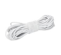 PATIKIL 2.5mm x 15m Elastic Bungee Shock Cords Marine Grade Kayak Stretch String Rope Tie Down Strap for Securing Luggage Moving Cargo DIY, White