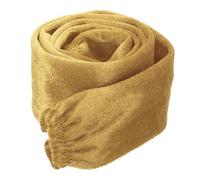 PATIKIL 2.6ft Lamp Chain Cover, Chain Protective Sleeve Washable with Zipper for Chandelier Lighting Wires Swing Light Fixture, Gold Tone