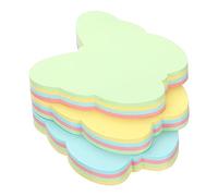 PATIKIL 2.7 x 2.7 Inch Butterfly Shape Sticky Notes, 3 Pads Cute Self-Stick Memo Pads Bright Colorful 100 Sheets/Pad for Home Office, 4 Colors