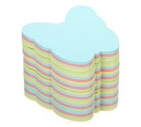 PATIKIL 2.7 x 2.7 Inch Butterfly Shape Sticky Notes, 6 Pads Cute Self-Stick Memo Pads Bright Colorful 100 Sheets/Pad for Home Office, 4 Colors
