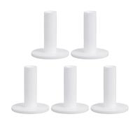 PATIKIL 2.8 Inch Rubber Golf Tees, 5 Pack Tall Practice Training Driving Range Tees Stable Ball Holder for Outdoor Indoor Hitting Mat, White