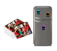 PATIKIL 2.95 x 4.13" Sublimation Magnet Blanks, 25pcs Sublimation Blanks Products Personalized Refrigerator Magnets for Kitchen Fridge Home Decor, Rectangular