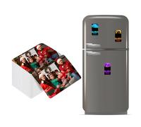 PATIKIL 2.95 x 4.13" Sublimation Magnet Blanks, 40pcs Sublimation Blanks Products Personalized Refrigerator Magnets for Kitchen Fridge Home Decor, Rectangular
