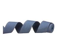PATIKIL 2" Denim Ribbon, 1 Roll 3 Yard Layering Jean Fabric Craft Strip for Bow DIY Making Hair Clip Garment Sewing Decorations, Dark Blue