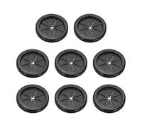 PATIKIL 2" Drill Hole Rubber Grommets, 8Pcs Desk Grommet Cable Grommet Hole Cover Cord Organizer for Office Home Table Countertop, Black