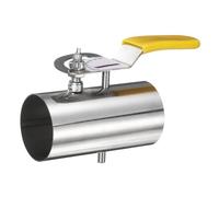 PATIKIL 2 Inch Duct Backdraft Damper, 304 Stainless Steel Manual Adjustment Airflow Volume Damper for Vents Fans Extractors Range Hoods HVAC Ventilation Systems