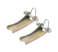PATIKIL 2 Inch Hook Safety Latch Kit, 2 Pcs 2T Alloy Steel Towing Receiver Hitch Replacement for Clevis Hook Truck Trailer, Brass