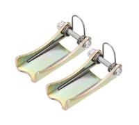 PATIKIL 2 Inch Hook Safety Latch Kit, 4 Pcs 1T Alloy Steel Towing Receiver Hitch Replacement for Clevis Hook Truck Trailer, Brass