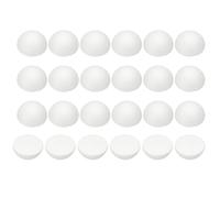 PATIKIL 2 Inches Craft Foam Balls, 24 Pcs Half Sphere Polystyrene Foam Balls for DIY Projects Arts and Crafts Supplies, White