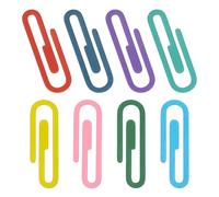 PATIKIL 2" Paper Clip Bookmarks, 8Pcs Metal Book Marks Page Markers Gift for Book Reading Notebook Document Office Teacher Reader, Multicolor