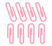 PATIKIL 2" Paper Clip Bookmarks, 8Pcs Metal Book Marks Page Markers Gift for Book Reading Notebook Document Office Teacher Reader, Pink