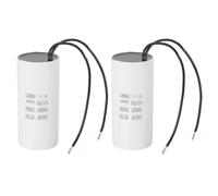 PATIKIL 2 Pcs 35uF CBB60 Running Capacitor with 2 Wires, AC 450V Start Up Motor with Frequency of 50Hz/60Hz for Refrigerators, Washing Machines, Water Pumps, Air Compressors Pumps