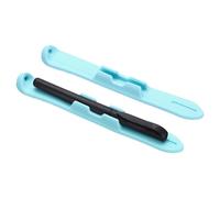 PATIKIL 2 Pcs 6.9'' Silicone Pencil Holder with Strong Adhesive Slim Grip Sleeve for stylus 1st 2nd Generation Air Pro Mini Tablets, Blue