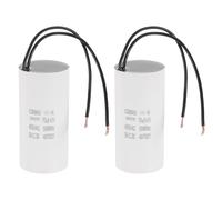 PATIKIL 2 Pcs 70uF CBB60 Running Capacitor with 2 Wires, AC 450V Start Up Motor with Frequency of 50Hz/60Hz for Refrigerators, Washing Machines, Water Pumps, Air Compressors Pumps