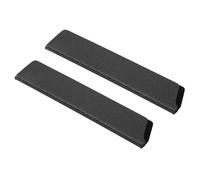 PATIKIL 2 Pcs ABS Knife Cover Sleeves, 16.5x3.5 cm Knife Blade Edge Guard Sheath Universal Blade Protector Flocking for Home Kitchen, Black