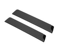 PATIKIL 2 Pcs ABS Knife Cover Sleeves, 21x3.7 cm Knife Blade Edge Guard Sheath Universal Blade Protector Flocking for Home Kitchen, Black
