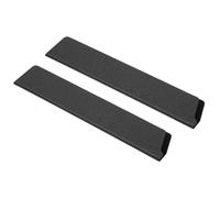 PATIKIL 2 Pcs ABS Knife Cover Sleeves, 26x5 cm Knife Blade Edge Guard Sheath Universal Blade Protector Flocking for Home Kitchen, Black