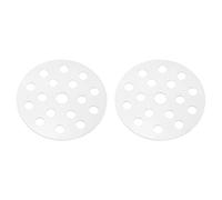 PATIKIL 2 Pcs Bottom Fire Grate, 6.3" Round BBQ Grill Grate Replacement High Heat Charcoal Plate Stainless Steel Grilling Accessories for Grilling Barbecue Stove