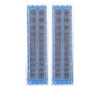 PATIKIL 2 Pcs Breadboard, Solderless Breadboard Large Breadboard 700 Tie Points Prototype PCB Bread Board Electronics Kit Plates