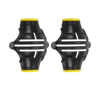 PATIKIL 2 Pcs Golf Ball Marker Stencil 360 Degree Triple Track Golf Ball Alignment Marking Tool Line Drawing Marker for Men Women, Black/Yellow