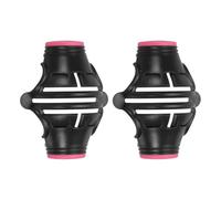 PATIKIL 2 Pcs Golf Ball Marker Stencil 360 Degree Triple Track Golf Ball Alignment Marking Tool Line Drawing Marker for Men Women, Black/Pink