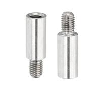 PATIKIL 2 Pcs M10x30+15mm Stainless Steel Standoff Extension Posts Screws,Metric Male Female Thread Adapters Spacer for PCB,Quadcopter Drone,Computer & Circuit Board Assortment Kit