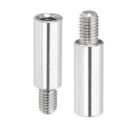 PATIKIL 2 Pcs M8x40+12mm Album Scrapbook Extension Posts Extension Screw, 2Pcs Stainless Steel Extension Post for Binding Extending Refillable Scrapbook Photo Album Craft DIY